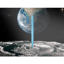 Belius Boligrafo Rocket B de Aluminio Minimalista Azul Tinta Azul Caja Cilindrica 0.8mm