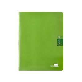 Libreta Liderpapel Scriptus A5 48 Hojas 90 gr-M2 Cuadro 4 mm Con Margen Color Verde 5 unidades