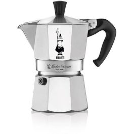 Cafetero italiano Bialetti - Moka Express - Aluminio - 4 tazas