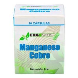 ERGONAT Manganeso Cobre 50 Cápsulas Precio: 16.9500001. SKU: B1GQ59SK3X