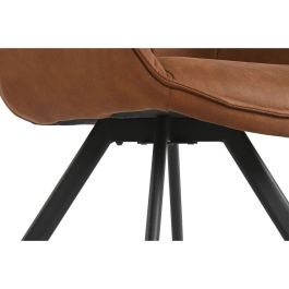 Silla Loft DKD Home Decor Camel Negro 64 x 83 x 67 cm Silla Loft DKD Home Decor Camel Negro 64 x 83 x 67 cm