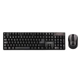 Set Teclado + Raton Inalambrico Q-Connect 2.4 gr Negro Compatible Windows Precio: 26.59000047. SKU: B15CNP3TCK