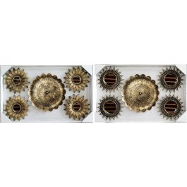 Juego de Espejos DKD Home Decor Cristal Dorado PP 2 Unidades (35 x 2 x 35 cm) Precio: 40.68999979. SKU: B12S8QX2R8