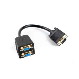 Lanberg AD-0020-BK Cable VGA 0,2 m, Conector VGA (D-Sub) a Doble VGA (D-Sub), Negro Precio: 8.79000023. SKU: S5604073