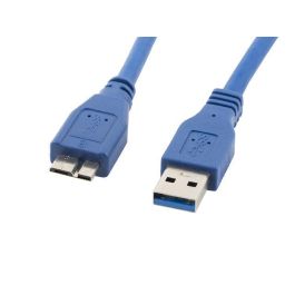 Lanberg CA-US3M-10CC-0005-B cable USB 0,5 m Micro-USB A USB A Azul Precio: 5.59000035. SKU: S5604155
