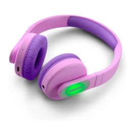Philips Auriculares Inalambricos TAK4206PK/00 para Niños, Bluetooth, Micrófono, Rosas, 28h Batería, Luces LED, Control Parental Precio: 34.50000037. SKU: S0446140
