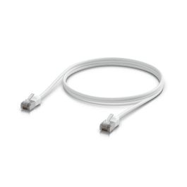 Ubiquiti Cable Cat 6A UTP 1m, hasta 10 GbE, PoE++, Termoplástico (TPE), Blanco