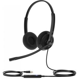 Yealink UH34 Lite Dual Teams Auriculares Binaurales con Micrófono USB-C/A y Cancelación de Ruido para Oficina