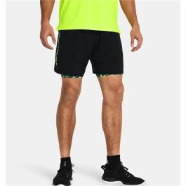 Pantalones Cortos Deportivos para Hombre Under Armour Wordmark Coral