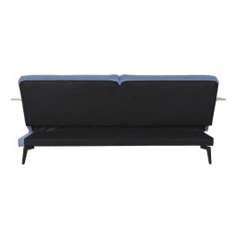Sofa Cama Urban DKD Home Decor Azul Marron 87 x 81 x 203 cm Sofa Cama Urban DKD Home Decor Azul Marron 87 x 81 x 203 cm