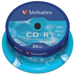 Verbatim CD-R 700MB 52x 80 min, Tarrina de 25 Unidades Precio: 8.94999974. SKU: B1HECNYSFE