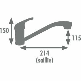 Edouard Rousseau ROU4051730 Mezclador de cocina SUN NF Cromo