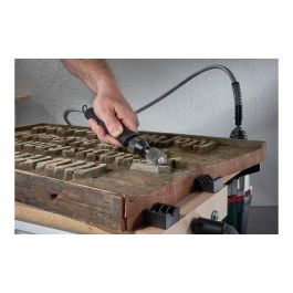 Wolfcraft Cepillo milhojas rectificador Gr80 Ø50 x 20 mm, velocidad máxima 3000 rpm Wolfcraft Cepillo milhojas rectificador Gr80 Ø50 x 20 mm, velocidad máxima 3000 rpm