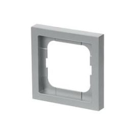 BUSCH-JAEGER BJ 1721-183K Future Linear Alusilber, Marco para mecanismo interruptor de luz, 1 módulo