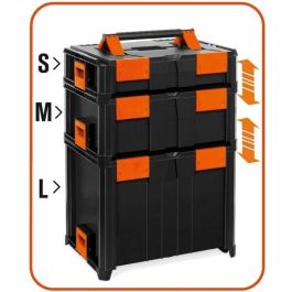 Tood TOO4009292796604 Maletín profesional encajable ABS 46 x 34 x 14 cm Tood TOO4009292796604 Maletín profesional encajable ABS 46 x 34 x 14 cm