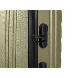 Arte Regal Set 3 Maletas Escama ABS Verde - 49x74.5x28 cm, 67x45x26 cm, 57x38x23 cm