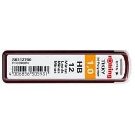 Rotring Minas de Polímero para Portaminas HB 1.0 mm, Caja de 12 Unidades Precio: 12.89000053. SKU: B1HLMX376C