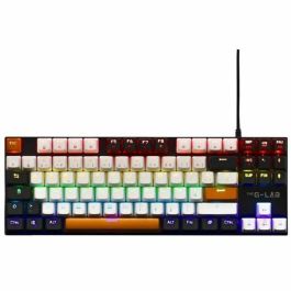 The G-Lab KEYZ-MERCURY-C/FR Teclado Gaming Mecánico TKL con Layout FR, 3 colores Blanco+Negro+Naranja Precio: 69.89000051. SKU: B17XWRMMNZ