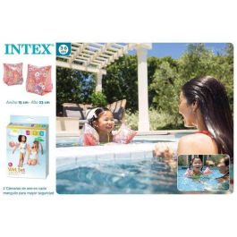 Intex Brazalete hinchable infantil Sweet Blossom, flotador para brazo 23x15cm, fabricado en PVC, recomendado para niños de 3 a 6 años Intex Brazalete hinchable infantil Sweet Blossom, flotador para brazo 23x15cm, fabricado en PVC, recomendado para niños de 3 a 6 años
