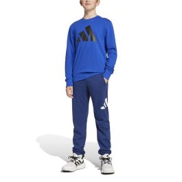Chándal Infantil Adidas Big Logo French Terry Jog Azul