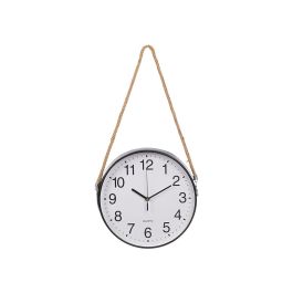 Giftdecor Reloj de Pared con Cuerda para Colgar, Negro, 30x4.2x30 cm (Set de 8)