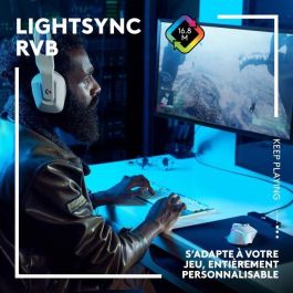 Logitech - G502 X Plus Lightspeed Mouse Gaming RVB Wireless - Lightfor Hybrid Botones, Gaming Hero 25K - Sensor blanco