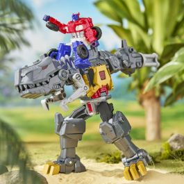 Hasbro HASG07485L0 Transformers Cyberworld Grimlock Bite and Battle, figura de 9 pulgadas, a partir de 6 años