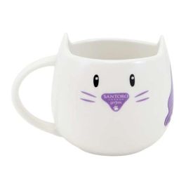 Taza con Plato Gorjuss Smitten kitten Blanco Negro Cerámica Posavasos Taza Taza con Plato Gorjuss Smitten kitten Blanco Negro Cerámica Posavasos Taza