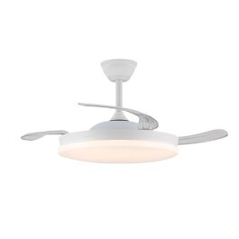 Ventilador de techo led 3cct aspas retráctiles stars evo smart 72 W 7920 lm blanco Precio: 85.677075. SKU: B16LF7JSM4