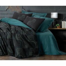 Juego de cama 1 funda nórdica 220x240 cm + 2 fundas de almohada 60x60 cm - 100% Algodón - Azul - ASI8684282420668