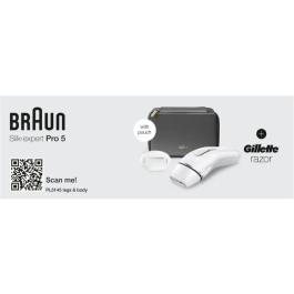 Braun Depiladora de Luz Pulsada IPL PL5145 Blanco, Verde y Negro