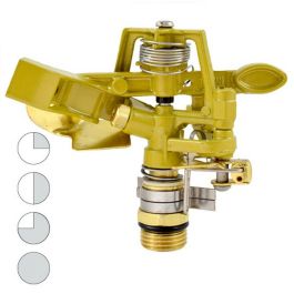 Aspersor de Riego Ferrestock Amarillo M1/2" metálico Precio: 12.50000059. SKU: S6500214