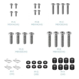 Tooq Soporte Pared Fijo Inclinable LP42130T-B para TV de 60-100" hasta 130kg Negro