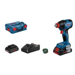 Bosch Professional BOS4059952587745 GDX 18V Atornillador de Impacto con Baterías 4.0Ah, Cargador y L-Boxx