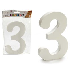 Pincello Número 3 Madera Blanco Pincel 1,8x15 cm (12 Unidades) Precio: 11.99000011. SKU: B1AML78CVE