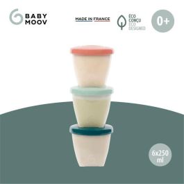 Babymoov Conservation Pots BioSourcés - Lote de 6x250ml