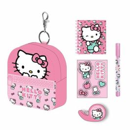 Cerdá Hello Kitty Set de papelería minimochila 19.5x22.5x4.5cm Multicolor Edad +3 años