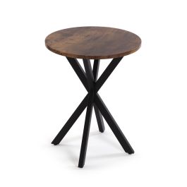 Mesa Auxiliar Redonda Madera 40X50 Versa Mesa Auxiliar Redonda Madera 40X50 Versa