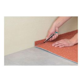 Wolfcraft 4208000 - Set de 5 Cuchillas Separabes Pro Sharp Negras de 18 mm, 40% Más Afiladas, 8 Segmentos, para Cutter de 18 mm