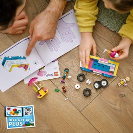 LEGO 41715 Friends Camión de Helados con Vehículo y 2 Mini-Figuras - Juego de Construcción 84 Piezas para Niños +4 Años