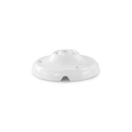 Edm Florón de porcelana serie vintage blanco Ø105mm incluye kit de montaje Precio: 8.49999953. SKU: S7900527
