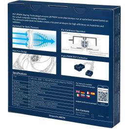 ARCTIC 140mm P14 PWM PST CO Ventilador para PC Refrigeración Duradera 24/7