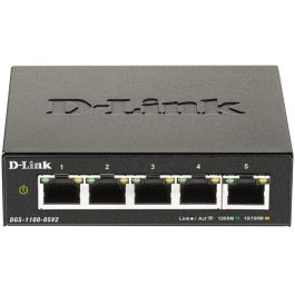 Dlink Switch DGS-1100-05V2 5 Puertos RJ-45 10/100/1000 Mbps Gigabit Ethernet Gestionable para Red de Empresa Precio: 41.89000035. SKU: S55101066
