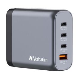 Verbatim Gnc-140 Cargador de Pared Gan 140W con 1 Puerto USB-A 3.0 y 3 Puertos USB-C 3.0 Precio: 53.49999996. SKU: B1AHH3WVGG