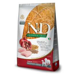 Farmina N&D Dog Senior Ancestral Medium Maxi Pollo Pienso para Perros Adultos de Medianas y Grandes Razas 2,5 kg Precio: 23.1264. SKU: B1G4QVVVNA