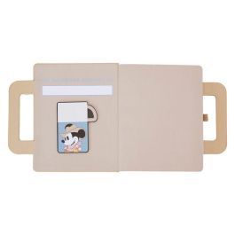 Loungefly Cuaderno Western Mickey & Minnie Disney Piel Vegana 20x12.5cm con Notas Adhesivas