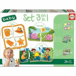 Educa Set de 3 Juegos Educativos para Bebés 24 Meses - Baby Colors y Baby Logic Precio: 28.78999948. SKU: B1CJ4F6TW4