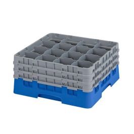 CAMBRO - 16S738-168 - Cesta de lavado 16 comp. 3 alturas - 10,9 cm Ø máx. - alt. máx. 20 cm - 50 x 50 x 22,5 cm - Azul Precio: 75.88999968. SKU: B1AN4PW9X9