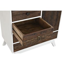 Cajonera Colonial DKD Home Decor Blanco Marron Oscuro 50 x 75 x 72 cm Cajonera Colonial DKD Home Decor Blanco Marron Oscuro 50 x 75 x 72 cm