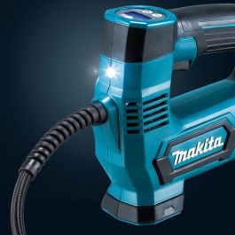 Makita MP100DZ Compresor de aire inalámbrico 8.3 bar, 10 l/min, 1.3 kg para coche/bici/balones